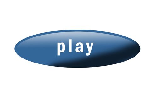 Blue button with the word "Play"