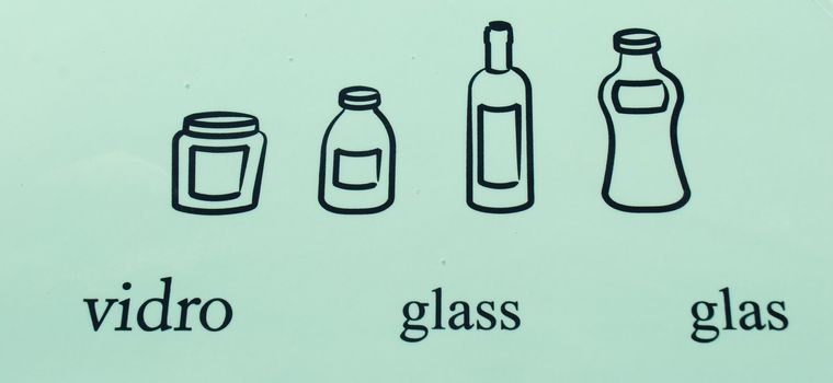 glass recycle symbols/pictures