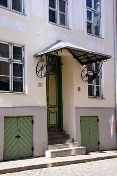 Porch of the house in old city