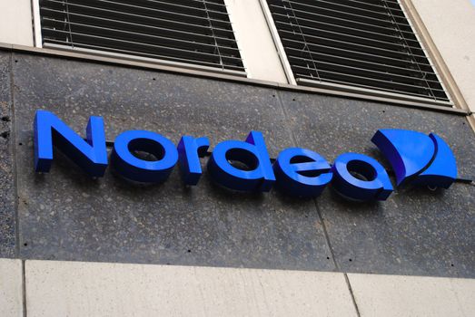 A Nordea sign.