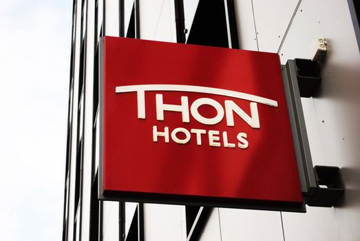 Sign of Thon Hotels chain.