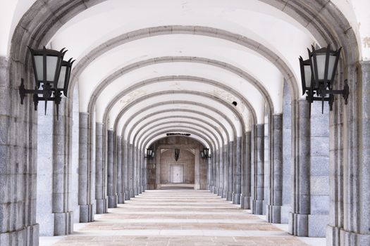 The Benedictine Abbey of the Holy Cross of the Valley of the Fallen