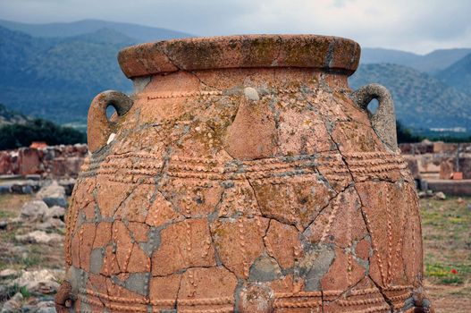 Travel photography: Ancient ruins: Archaeological site of Malia. Crete. 

Greece.