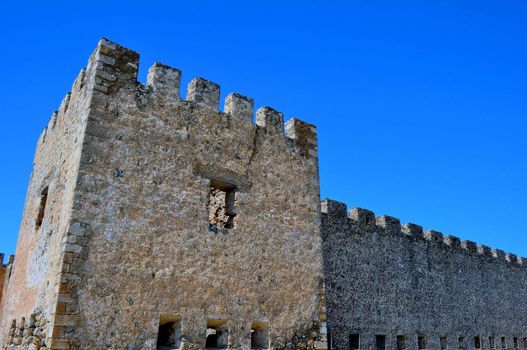 Travel photography: Frangocastello: venetian castle on the south coast of 

Crete