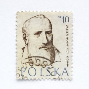 Range of Polish postage stamps from Poland