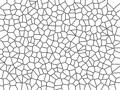 Stained glass pattern illustration useful as a background