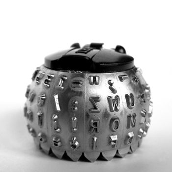 Vintage typeball print head for computer printer