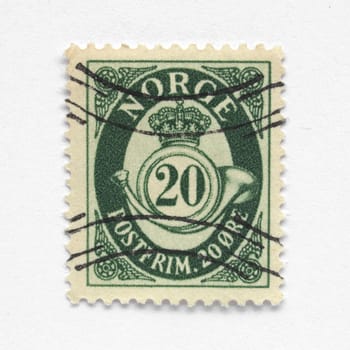 Norwegian postage stamp from Norway (European Union)