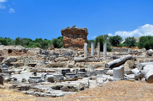 Travel photography: Praetorium. Archaeological site of Gortyn, Crete