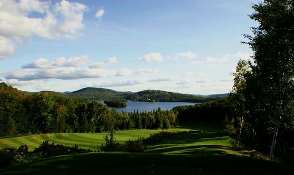 hole at Mont Tremblant golf course in early september