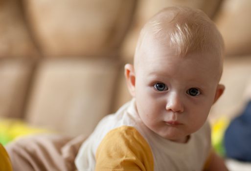 Portrait of the small baby