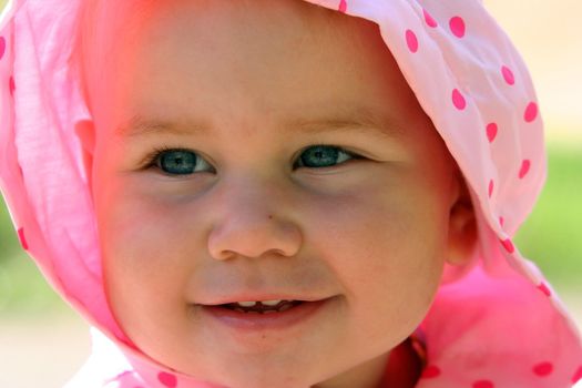 Nice child smiling