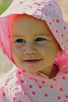 Nice child closely