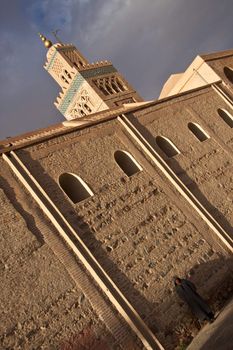 Koutoubia Mosque near Jemaa El Fna in Marrakesh, Morocco