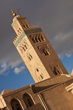 Koutoubia Mosque near Jemaa El Fna in Marrakesh, Morocco