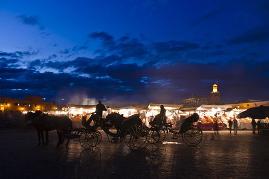 Jema El Fna, UNESCO world heritage site in Marrakesh