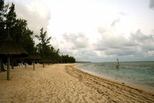 Windsurfing in Mauritius