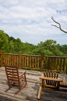 what a wonderful view of the smoky mountains from a cabin 