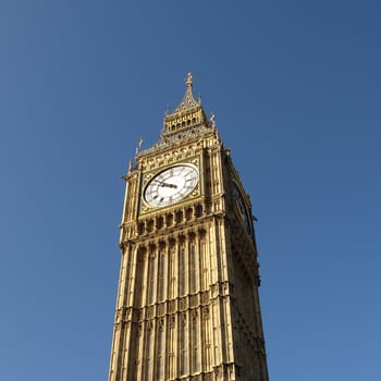Big Ben at the Houses of Parliament, Westminster Palace, London, UK