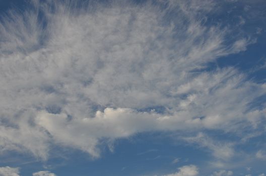 A cloudy sky with interesting patterns.