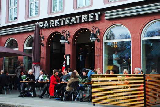 Parkteatret Café on Grünerløkka, Norway.