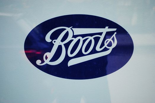 Logo of a Boots store.
