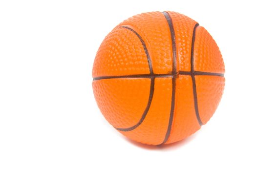 Basketball ball. Isolated on white