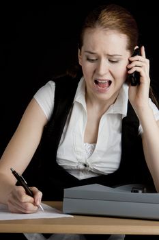 portrait of businesswoman at office