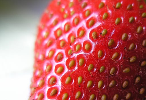 Closeup of a strawberry