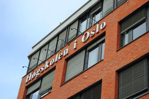 Main building of Oslo University College (Høgskolen i Oslo).