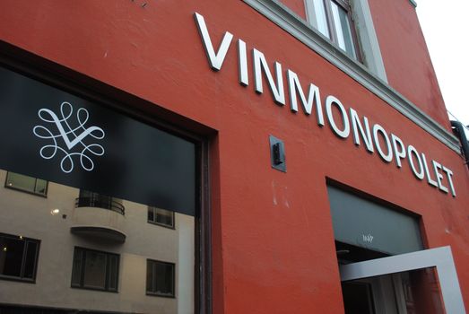 A norwegian wine monopoly store.