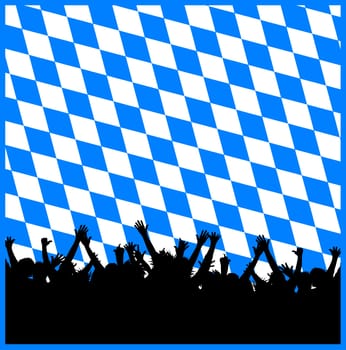 illustration of a oktoberfest background