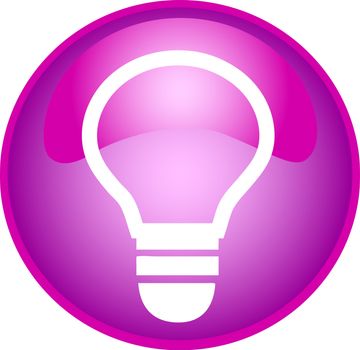 illustration of a purple bulb button