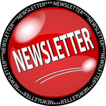 illustration of a red newsletter button