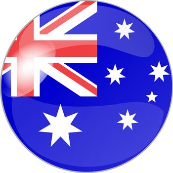 illustration of a button australia