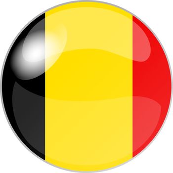 illustration of a button belgium