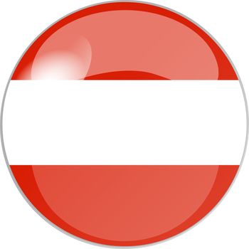 illustration of a button austria