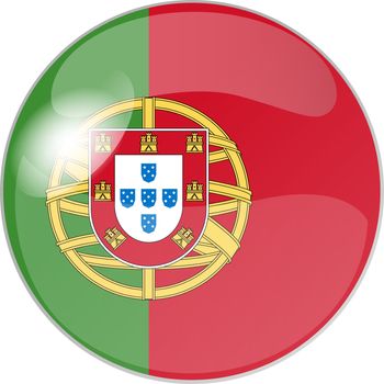 illustration of a button portugal