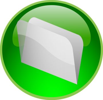 illustration of a green file button