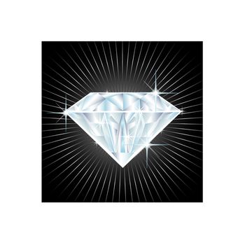 illustration of a big diamond 