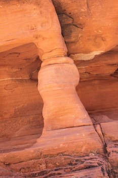 Interesting red rock formations at Valley of Fire State Park in Nevada.
