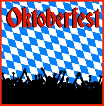 illustration of a oktoberfest background