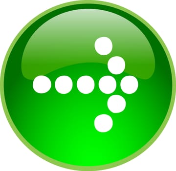 illustration of a green arrow button
