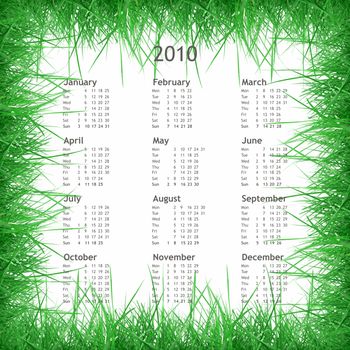 year 2010 calendar
