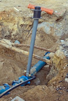 replacing the drinking water system: underground piping