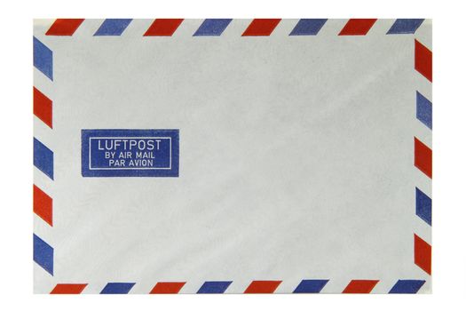 Envelopes with the words air mail in different languages
