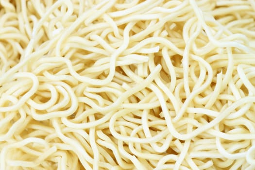 Raw mie noodles from China as background