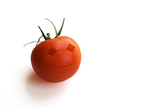 Funny smiling tomato