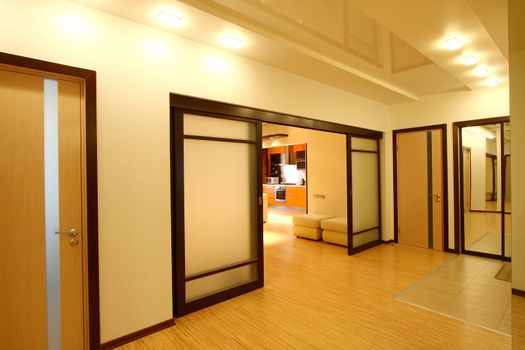 Corridor of modern apartment