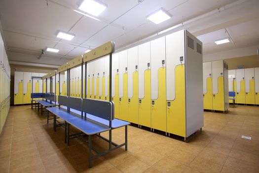 Modern locker room